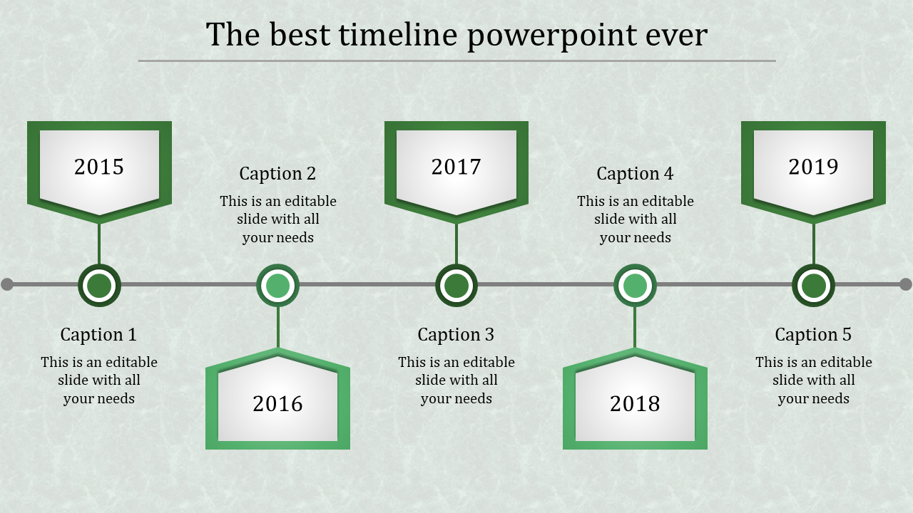 clamped powerpoint and Google Slides Themes with timeline	